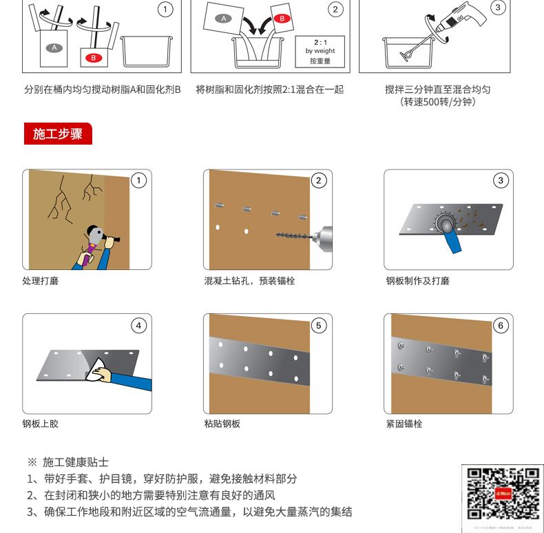 包钢铜川粘钢加固施工过程